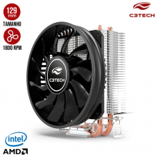 Cooler Fan para Processador CPU FC-100BK C3 Tech - Preto